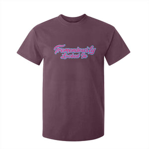 Tremendously Locked In T Shirt For Kid Retro Motivational Quote TS02 Maroon Print Your Wear