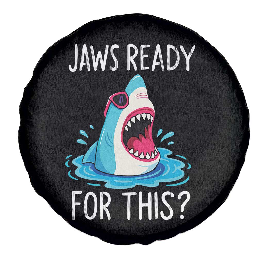 Funny Shark Lover Spare Tire Cover Are Jaw Ready For This Ocean Wildlife TS02 Print Your Wear