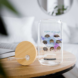 Types Of Frogs Funny Rain Frog Meme Chart Glass Can Angry Grumpy Eepy Chonk Potato Round Judgy Ferocious TS02 Print Your Wear