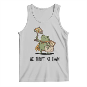 Funny Thrifting Frog Vintage Antique Hunter Tank Top We Thrift At Dawn Humor TS02 Ash Print Your Wear
