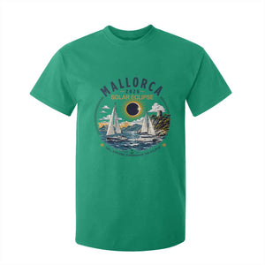 Mallorca Spain 2026 Total Solar Eclipse T Shirt For Kid Sailing Cruise Totality Sail Explore Experience Travel Souvenir TS02 Irish Green Print Your Wear