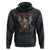 Western Skull Hoodie Somebody Save Me From Myself Country Music Western Retro TS02 Black Printyourwear