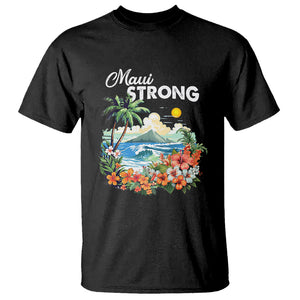 Maui Strong Hawaii Strong Pray For Maui Island T Shirt TS02 Black Printyourwear