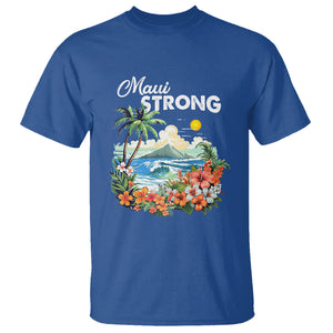 Maui Strong Hawaii Strong Pray For Maui Island T Shirt TS02 Royal Blue Printyourwear