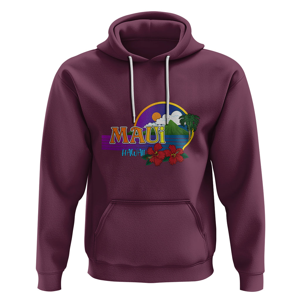 Maui Hawaii Pray For Maui Strong Hawaii Strong Hoodie TS02 Maroon Printyourwear