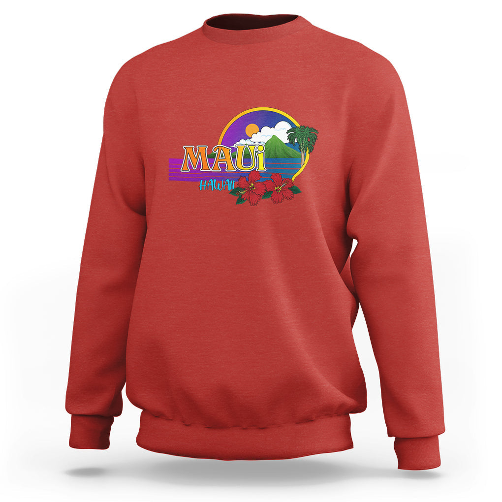 Maui Hawaii Pray For Maui Strong Hawaii Strong Sweatshirt TS02 Red Printyourwear