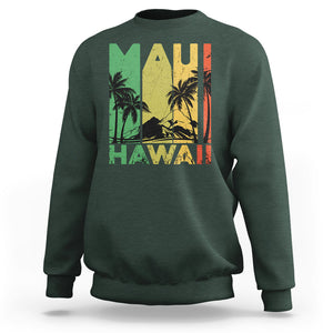 Maui Hawaii Pray For Maui Strong Hawaii Strong Sweatshirt TS02 Dark Forest Green Printyourwear