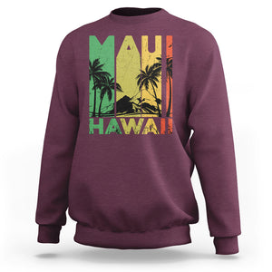 Maui Hawaii Pray For Maui Strong Hawaii Strong Sweatshirt TS02 Maroon Printyourwear