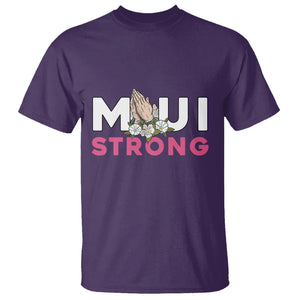 Maui Strong T Shirt Pray For Maui Hawaii Strong TS02 Purple Printyourwear