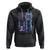 Suicide Prevention Awareness Hoodie Support Squad Teal And Purple American Flag Sunflower TS02 Black Printyourwear