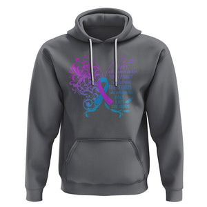 Suicide Prevention Awareness Hoodie She Whispered Back I Am The Storm Suicide Prevention Warrior TS02 Charcoal Printyourwear