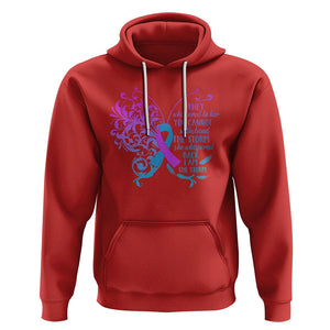 Suicide Prevention Awareness Hoodie She Whispered Back I Am The Storm Suicide Prevention Warrior TS02 Red Printyourwear