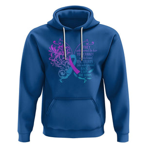 Suicide Prevention Awareness Hoodie She Whispered Back I Am The Storm Suicide Prevention Warrior TS02 Royal Blue Printyourwear