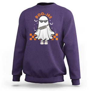 Halloween Boo Sheet Sweatshirt Cute Spooky Ghost Halloween Costume Boujee Boo-Jee TS02 Purple Print Your Wear