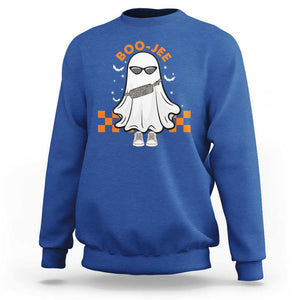 Halloween Boo Sheet Sweatshirt Cute Spooky Ghost Halloween Costume Boujee Boo-Jee TS02 Royal Blue Print Your Wear