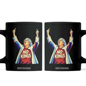 Funny Rebellious Aunt Sue Middle Finger Pop Art Patriotic Graphic Coffee Mug