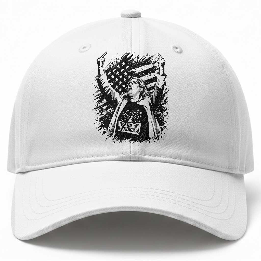 Funny Rebellious Aunt Sue Middle Finger Grunge American Flag Graphic Baseball Cap