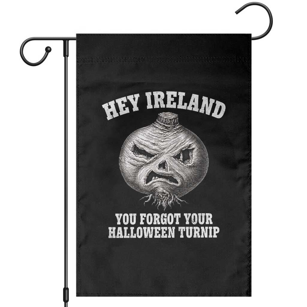 Hey Ireland You Forgot Your Halloween Turnip Garden Flag Funny Vintage Spooky Graphic