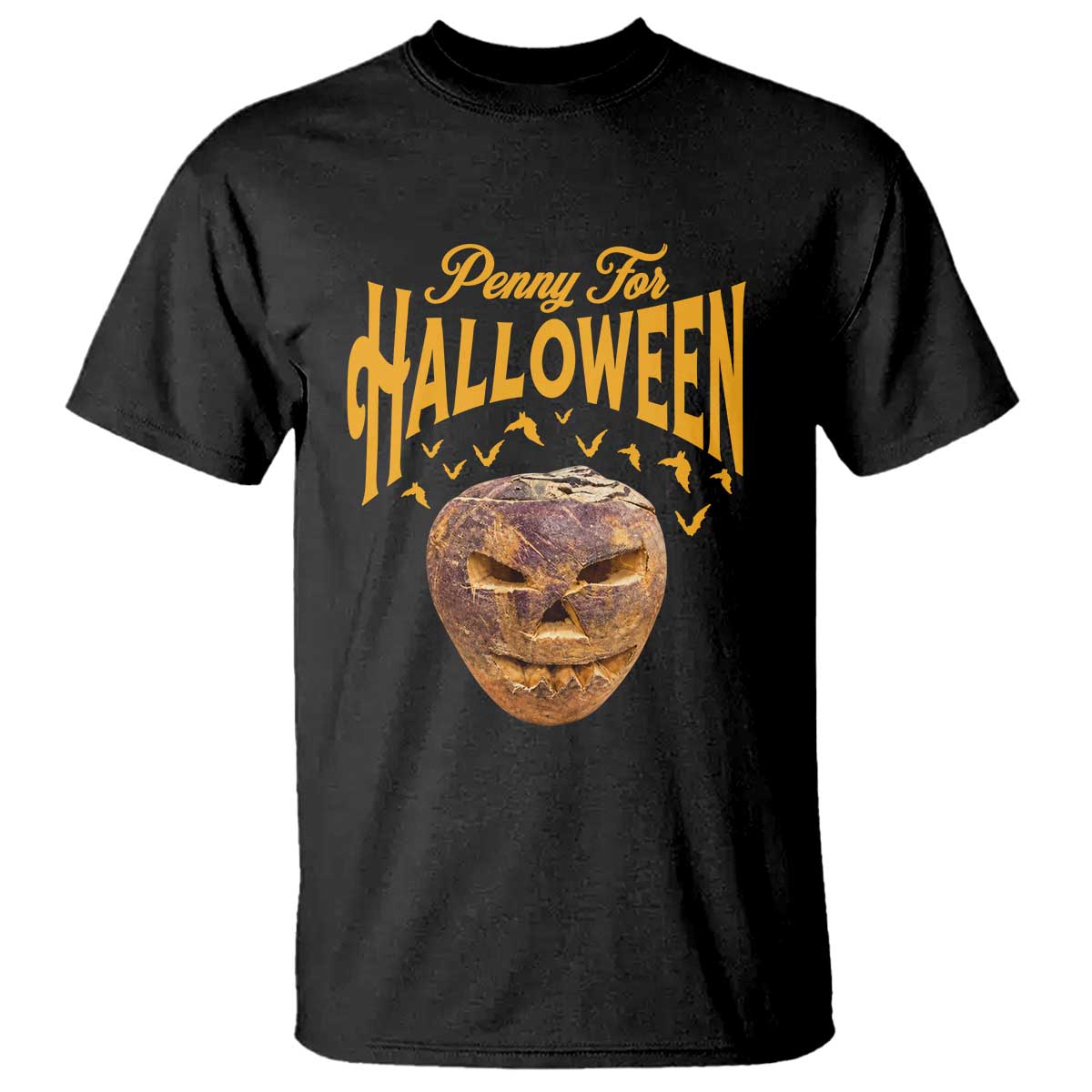 Penny For Halloween Vintage Turnip Lantern T Shirt Traditional Irish Celtic Spooky Graphic