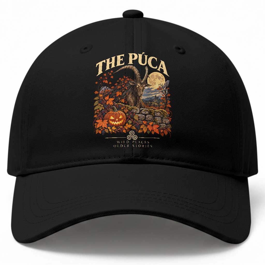 The Puca Irish Mythological Creature Graphic Baseball Cap Celtic Folklore Halloween Spooky
