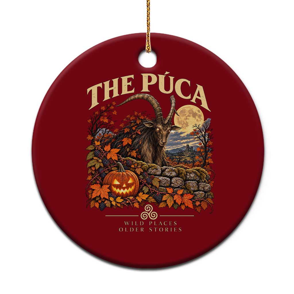 The Puca Irish Mythological Creature Graphic Ceramic Ornament Celtic Folklore Halloween Spooky