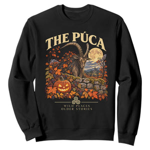 The Puca Irish Mythological Creature Graphic Sweatshirt Celtic Folklore Halloween Spooky