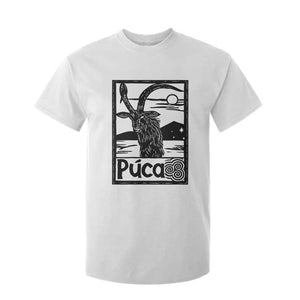 Puca Irish Mythological Creature Vintage Graphic T Shirt For Kid Celtic Folklore Spooky