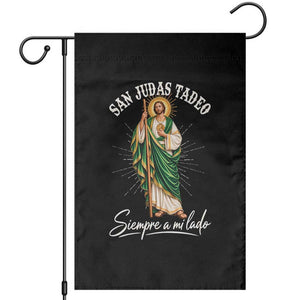 San Judas Tadeo Siempre A Mi Lado Sunburst Catholic Graphic Garden Flag