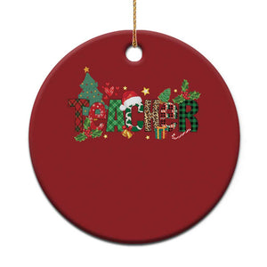 Teacher Xmas Christmas Ornament Merry Xmas Gifts TS02 Print Your Wear