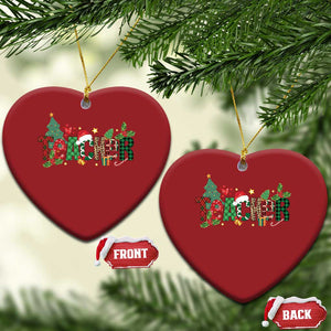 Teacher Xmas Christmas Ornament Merry Xmas Gifts TS02 Heart Red Print Your Wear