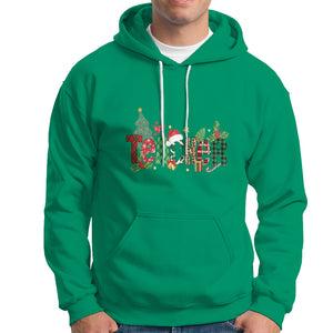 Teacher Christmas Hoodie Merry Xmas Gifts TS02 Irish Green Printyourwear