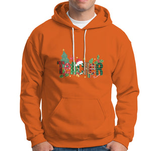 Teacher Christmas Hoodie Merry Xmas Gifts TS02 Orange Printyourwear