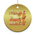 Teacher Christmas Christmas Ornament I Teach The Smartest Cookies Gingerbread Man Students TS02 Print Your Wear