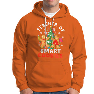 Teacher of Smart Cookies Christmas Gingerbread Man Hoodie Teacher of Smart Cookies TS02 Orange Printyourwear