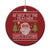 Xmas Teacher Christmas Ornament Be Nice To The Teacher Santa Is Watching TS02 Print Your Wear