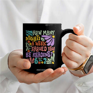 How Many Nights Should You Be Reading 6 7 Coffee Mug Retro Funny 67 Six Seven Meme Book Lover TS02 Print Your Wear