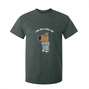 I Am Just A Chill Guy T Shirt For Kid Funny My New Character TS02 Dark Forest Green Print Your Wear