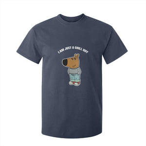 I Am Just A Chill Guy T Shirt For Kid Funny My New Character TS02 Navy Print Your Wear