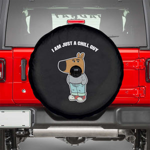 I Am Just A Chill Guy Spare Tire Cover Funny My New Character TS02 Black Print Your Wear