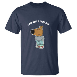 I Am Just A Chill Guy T Shirt Funny My New Character TS02 Navy Print Your Wear