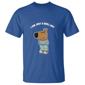 I Am Just A Chill Guy T Shirt Funny My New Character TS02 Royal Blue Print Your Wear