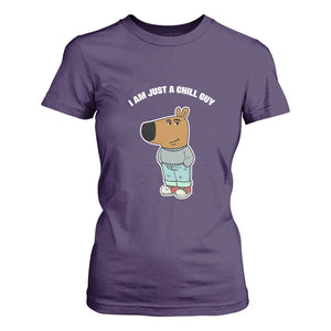 I Am Just A Chill Guy T Shirt For Women Funny My New Character TS02 Purple Print Your Wear