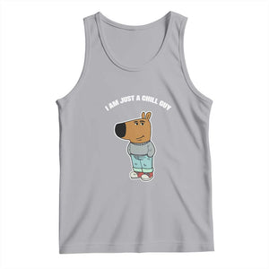 I Am Just A Chill Guy Tank Top Funny My New Character TS02 Athletic Heather Print Your Wear