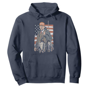 Trump Camo Duck Hunting Hoodie Hello Hunting Season US Flag TS02 Navy Print Your Wear