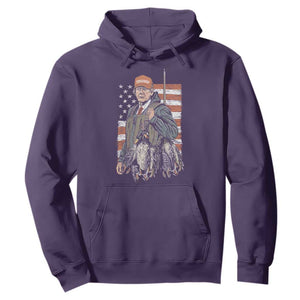 Trump Camo Duck Hunting Hoodie Hello Hunting Season US Flag TS02 Purple Print Your Wear