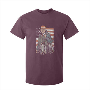 Trump Camo Duck Hunting T Shirt For Kid Hello Hunting Season US Flag TS02 Maroon Print Your Wear