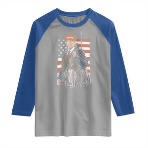 Trump Camo Duck Hunting Raglan Shirt Hello Hunting Season US Flag TS02 Sport Gray Royal Print Your Wear