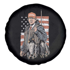 Trump Camo Duck Hunting Spare Tire Cover Hello Hunting Season US Flag TS02 Print Your Wear