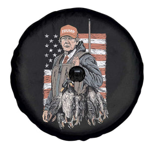 Trump Camo Duck Hunting Spare Tire Cover Hello Hunting Season US Flag TS02 Print Your Wear