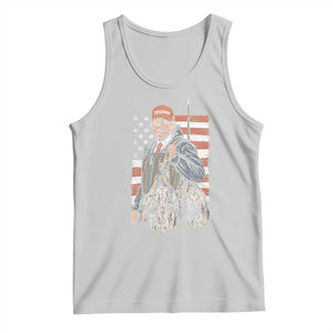 Trump Camo Duck Hunting Tank Top Hello Hunting Season US Flag TS02 Ash Print Your Wear